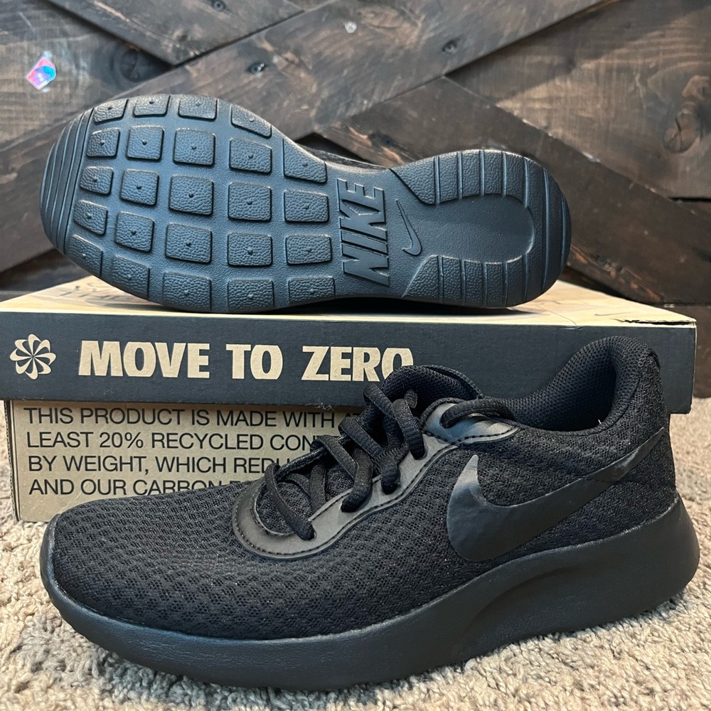 Nike Black Mesh Running Shoes